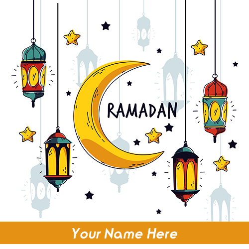 Write Name On Ramzan Ki Hardik Shubhkamnaye